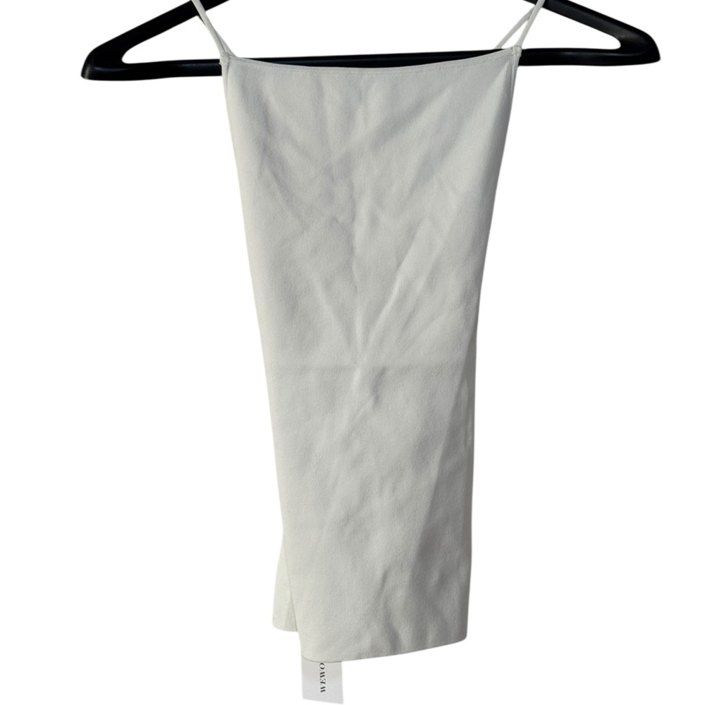 WeWoreWhat Classic White Sleeveless Top